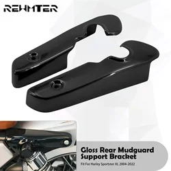 Motorrad glänzend mattschwarz kurze hintere Kotflügel Kotflügel halterung Blinker streben für Harley Sportster xl883 04-up