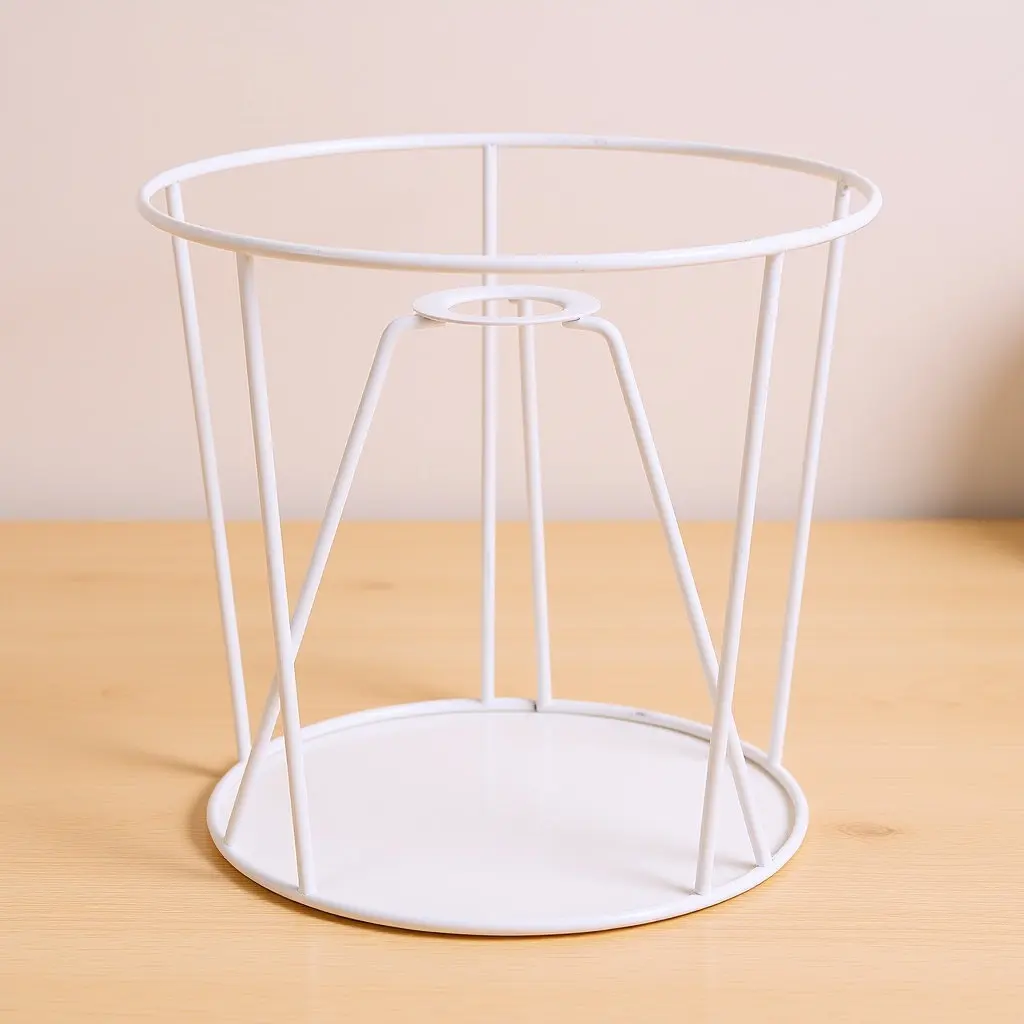 

Сменная металлическая проволочная рамка-кольцо для абажура, DIY-держатель для подвесного потолочного светильника, винтажный металлический защитный кожух для лампы