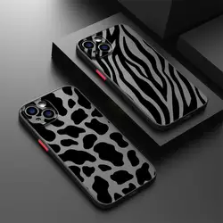 Leopard Phone Case for iPhone 16 Pro 11 12 Mini 13 14 Pro 15 Pro Max 7 8 Plus XR XS MAX funda