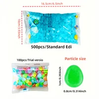100/500 Pcs/bag, Luminous Stone, Landscape Flower Pot And Fish Tank Beautification Decorative Stone (0.31 * 0.39 Inches) 6