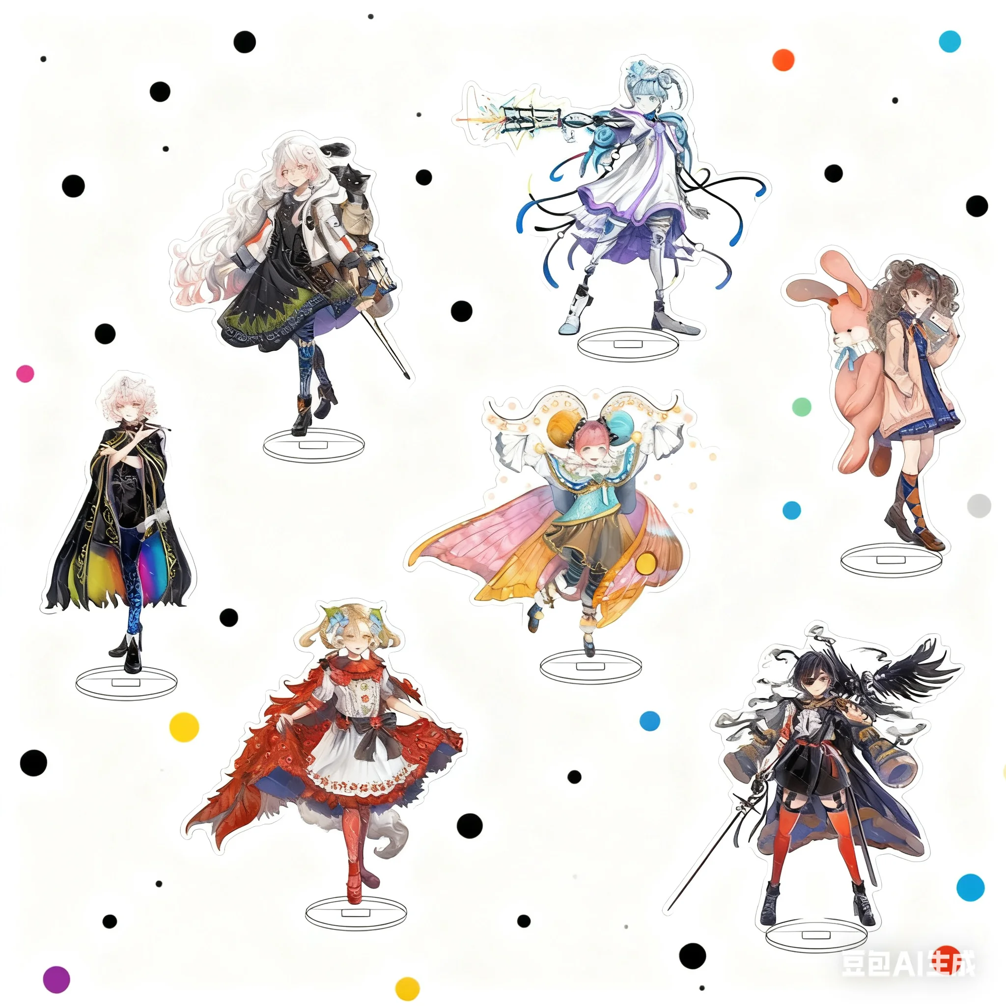 

Game “HYKE:Northern Light(s)” 15CM Acrylic Stand Hyke，Popular game character ornaments Birthday Present