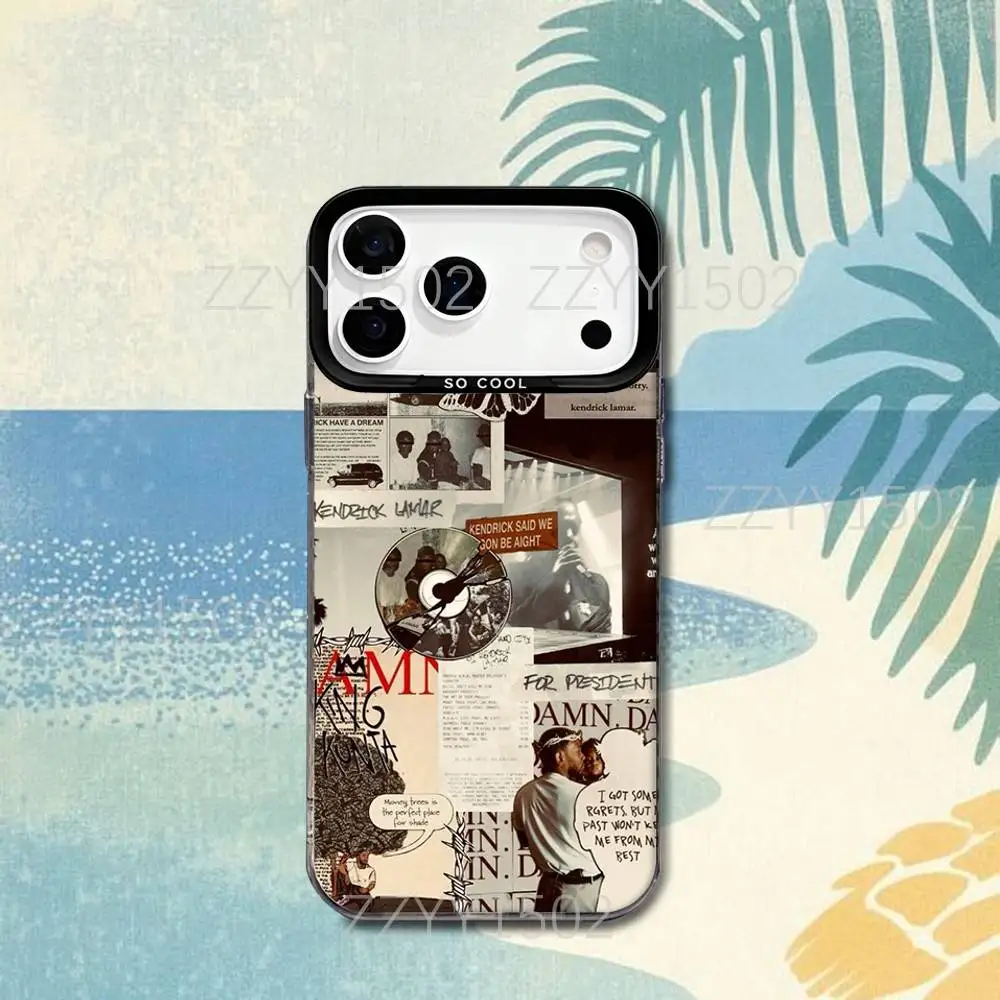 حافظة هاتف K-Kendrick Lamar Not Like Us لهاتف iPhone 17,16,15,14,13,12,X,8,Pro,Max,Plus,SE4,Air, Mini HD Black IMD Matte