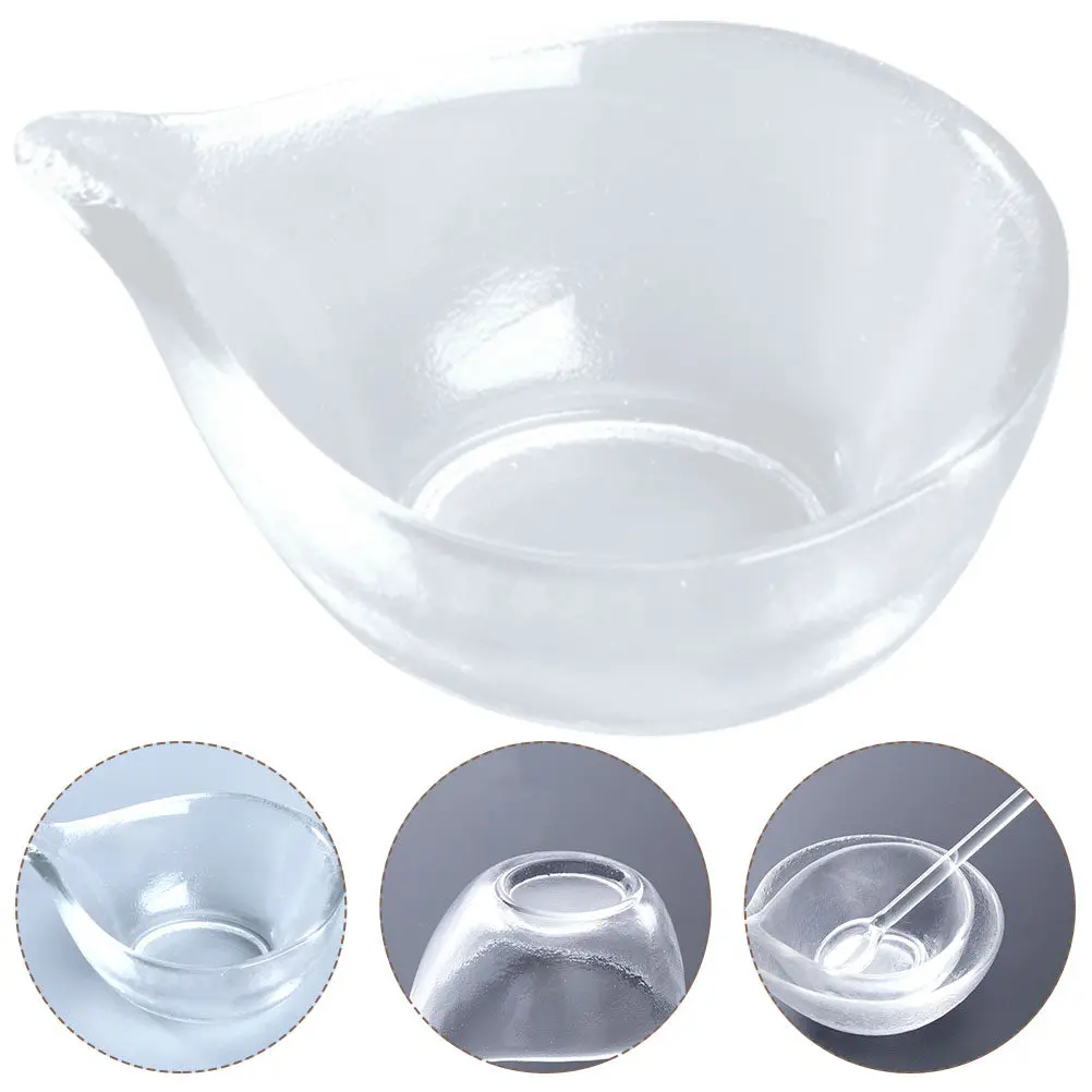 Glass Facial Mask Mixing Bowl Essential Oil Holder DIY Mask Bowl Beauty Salon Home Spa Tool Mixing Container Reliable