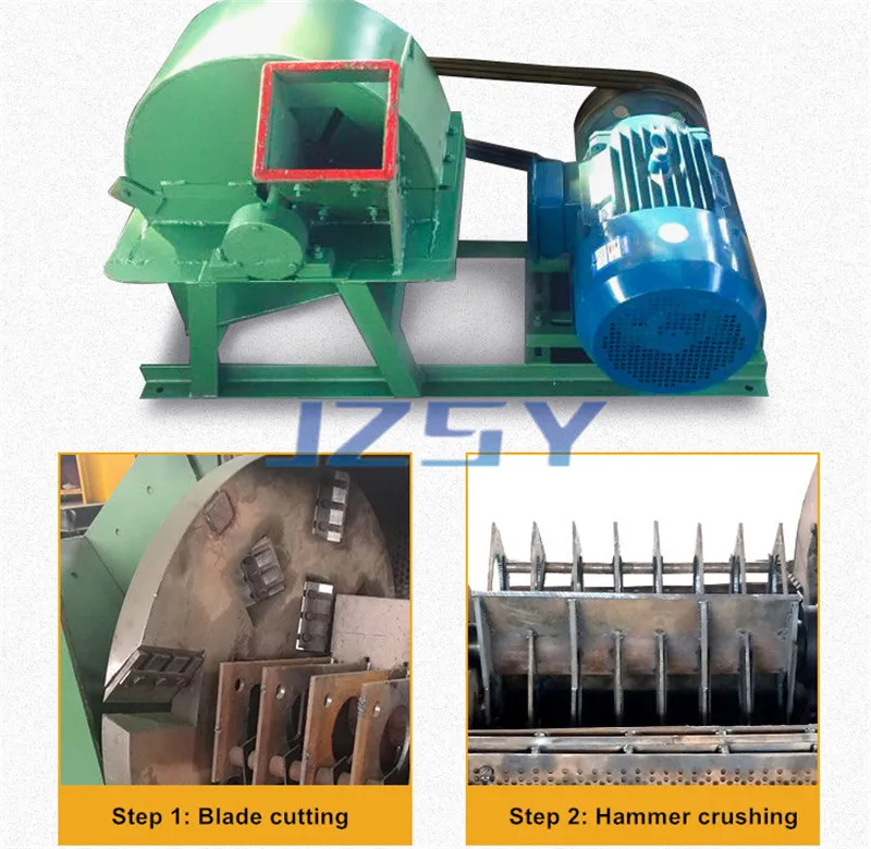 Wholesale Price Diesel Driven Small Lumber Grinder/Mobile Wood Shredding Crushing Machine Edible Fungus Sawdust Sawmill Shredder