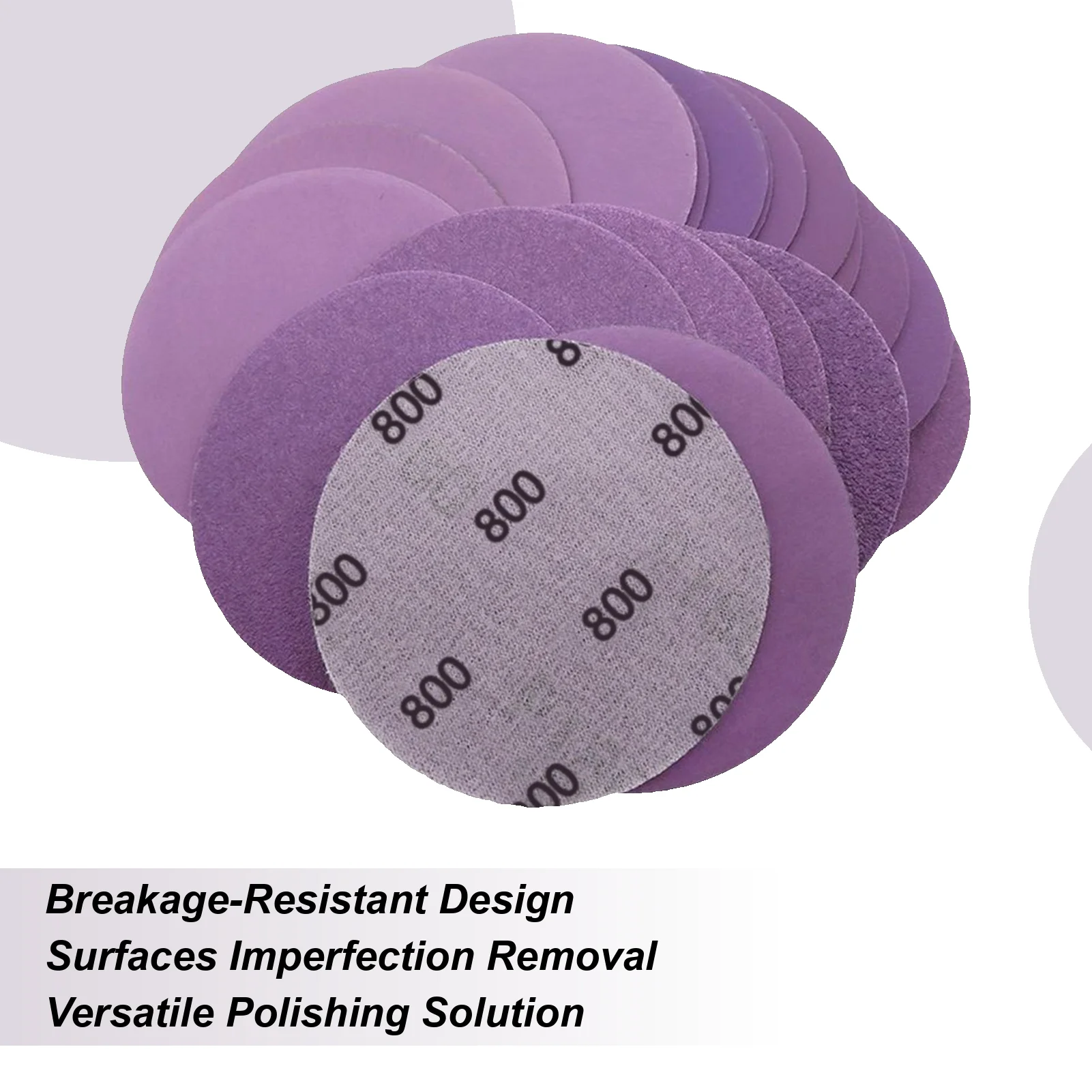 

Шлифовальные диски на липучке, наждачная бумага из оксида алюминия на липучке, 60-компонентная насадка для дисковой дрели, влажная и сухая, профессиональная полировка