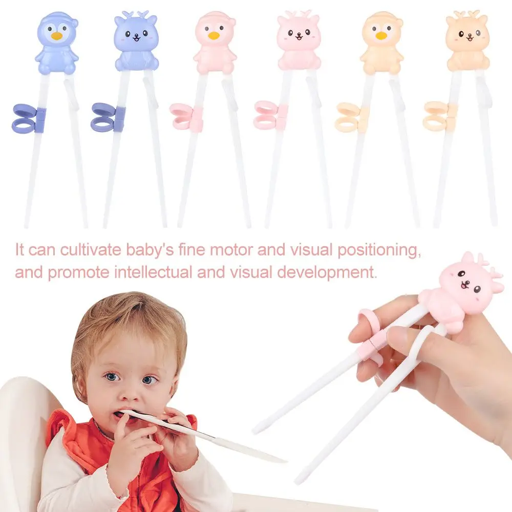 Cartoon Toughness Baby Tableware Beginner Chopsticks Training Learning Chopsticks Eating Helper