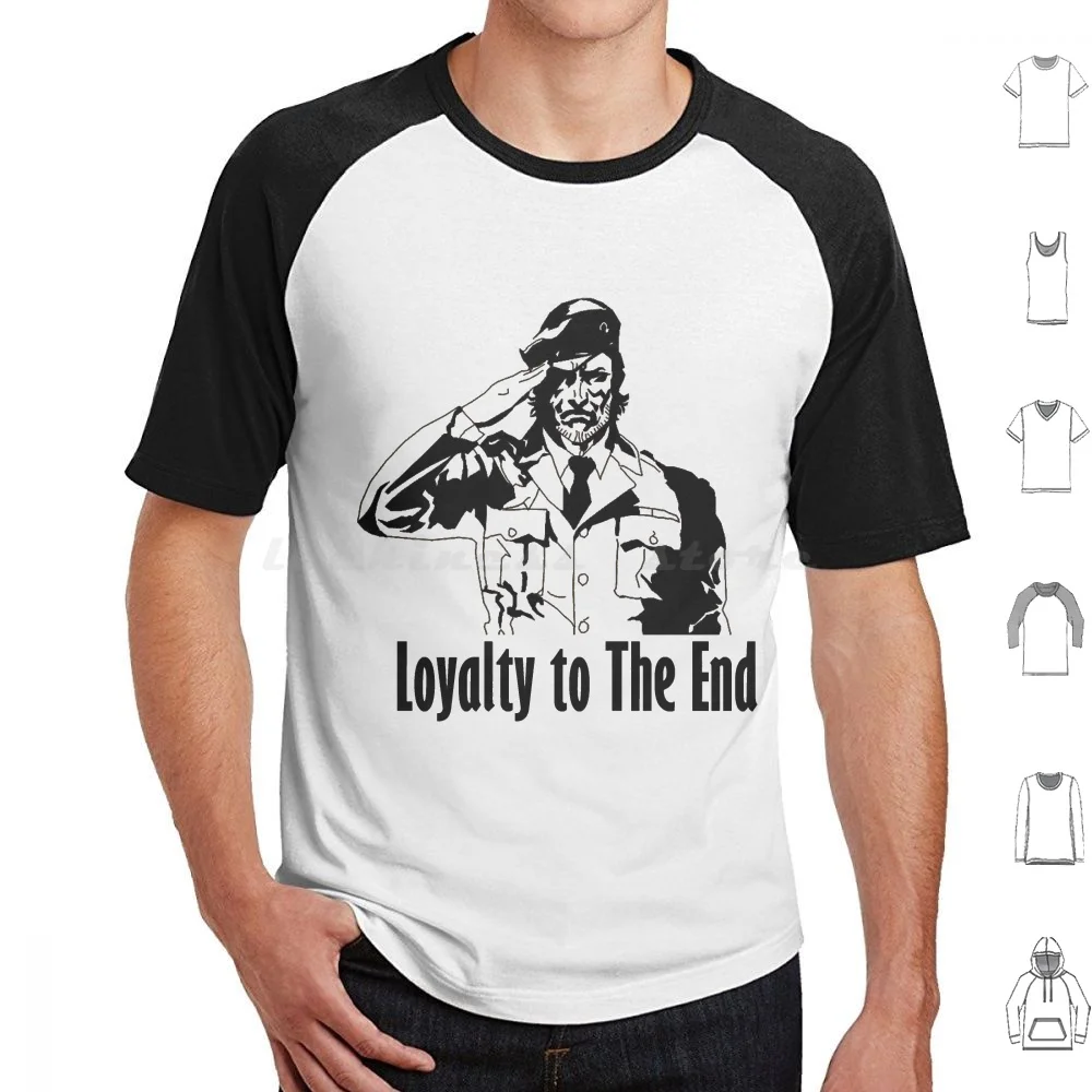 Loyalty To The End Metal Gear Solid T Shirt 6xl Cotton Cool Tee Loyalty To The End Metal Gear Solid Metal Gear Solid Mgs Metal
