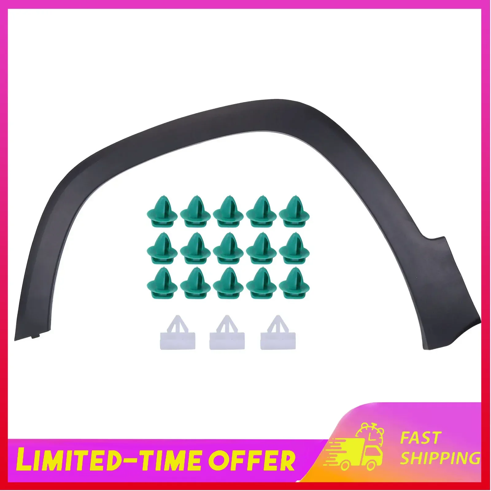 

Накладка-расширитель колесной арки (левая передняя, со стороны водителя) для GMC Terrain 2018-2023, замена номеров 84579557, GM1290256, аксессуары