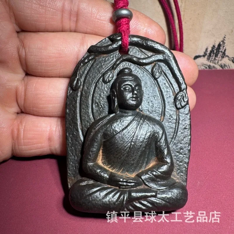 Tibetan- Statue With Bracket, Buddha Plaque, Iron Pendant, Vintage Ethnic Style