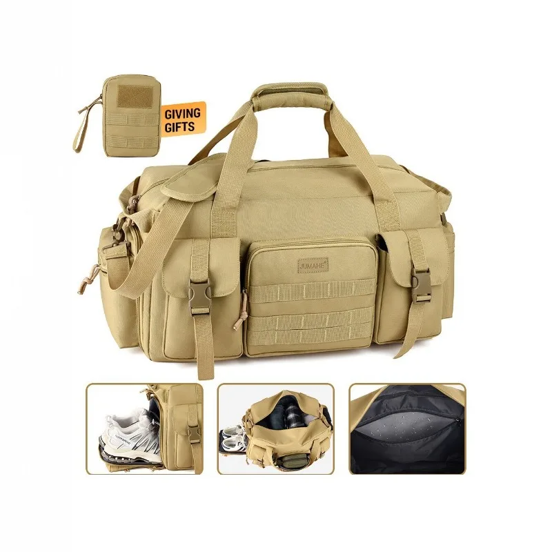 Style Travel Bags for Men Large Capacity Dry Wet Separation Fitness Handbag Luggage Bag Waterproof Wear Resistant for Travel