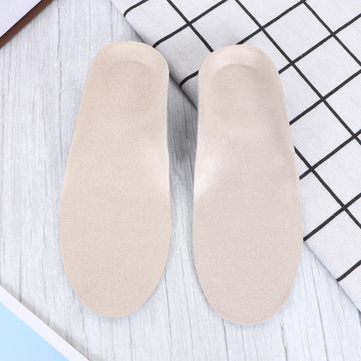 وسادات أحذية لتصحيح قوس الأطفال نعال تقويم العظام 26-27 حشوات رمادية مسطحة خفيفة الوزن قابلة للتنفس للاستخدام اليومي #3