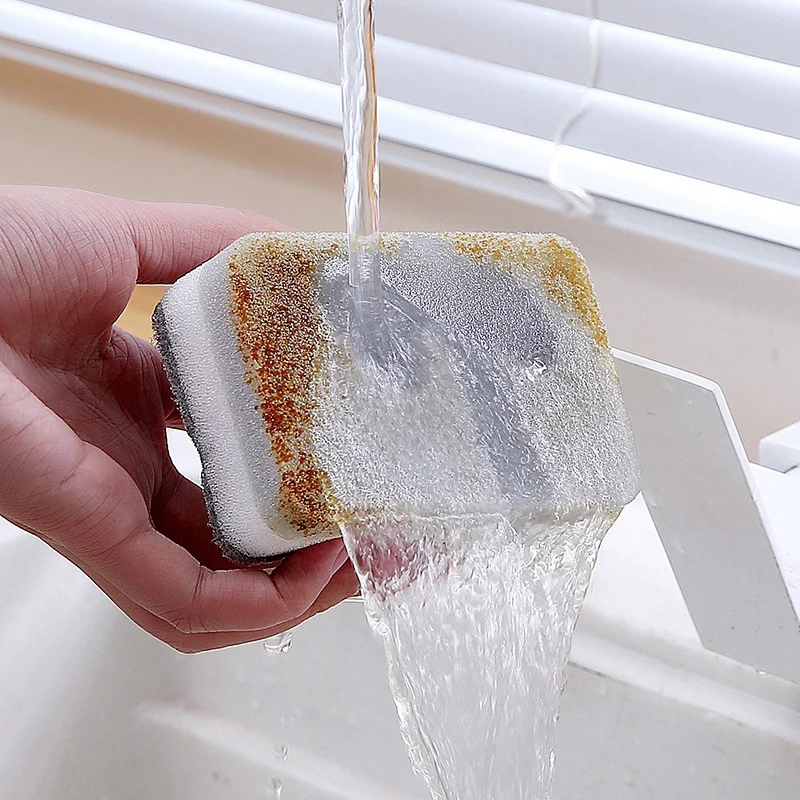 Promotion! Highly Efficient Scouring Pad Dish Cloth Cleaning Brush Kitchen Rags Strong Decontamination Dish Towels