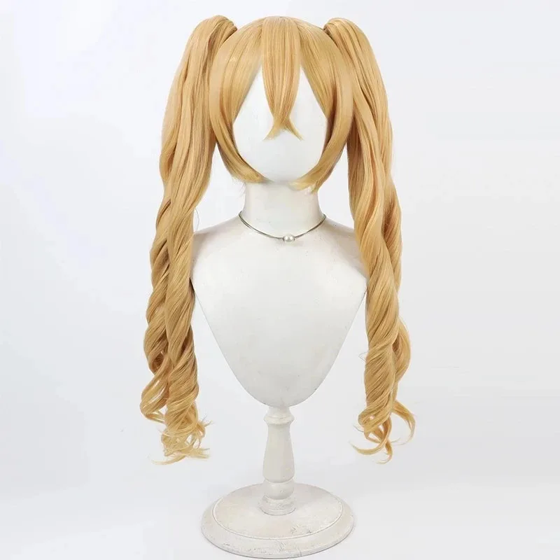 2025 aaa Futari wa Pretty Cure Peach Momozono Love Косплей Парик 60 см Длинный Светлый Хвост Термостойкие Синтетические Волосы