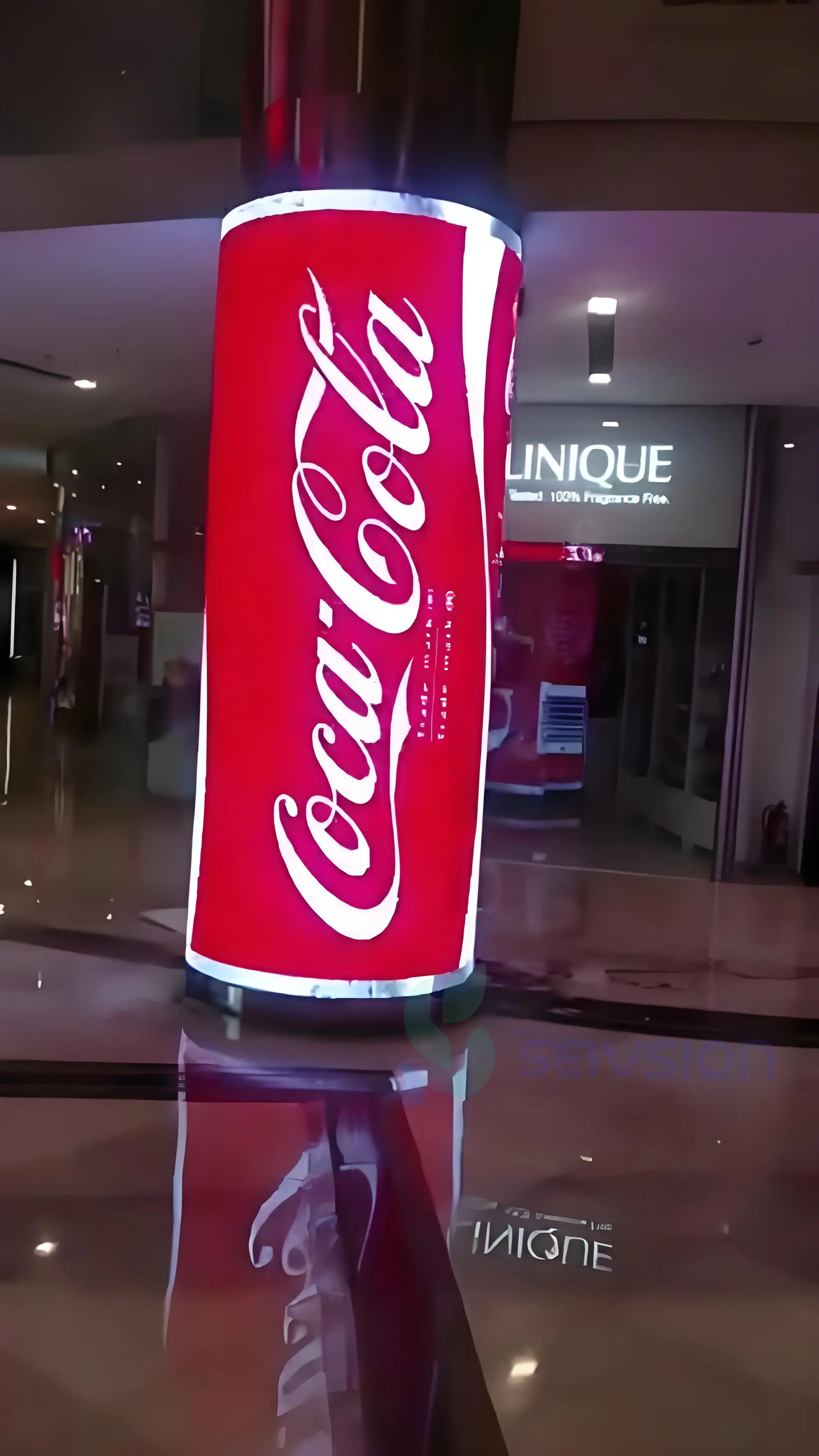 Customizable Indoor Flexible LED Screens P1.86 Cylindrical LED Displays Can Be Bent