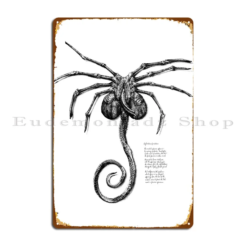 Explorations Of Mutations Sketch Metal Plaque Pub Printing Club Wall Decor Living Room Tin Sign Poster