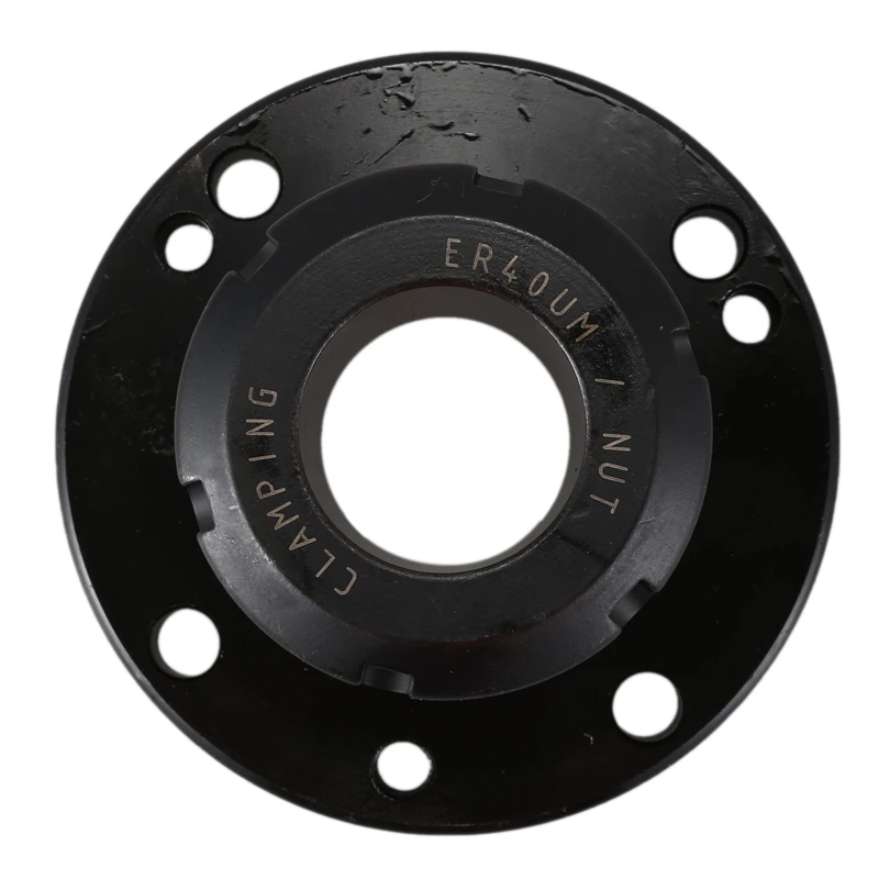 DTA6 Collet Chuck D100mm ER40 Lathe Chuck Tool Holder, High Precision 0.01mm for CNC Milling Machine