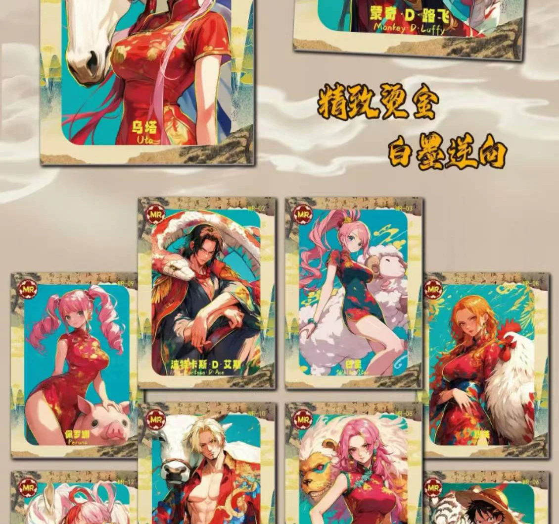 Wholesale Newest Shuoka One Piece Cards Zoro Luffy Popular Japanese Anime Collectible Trading Cards One Piece Diamond Card