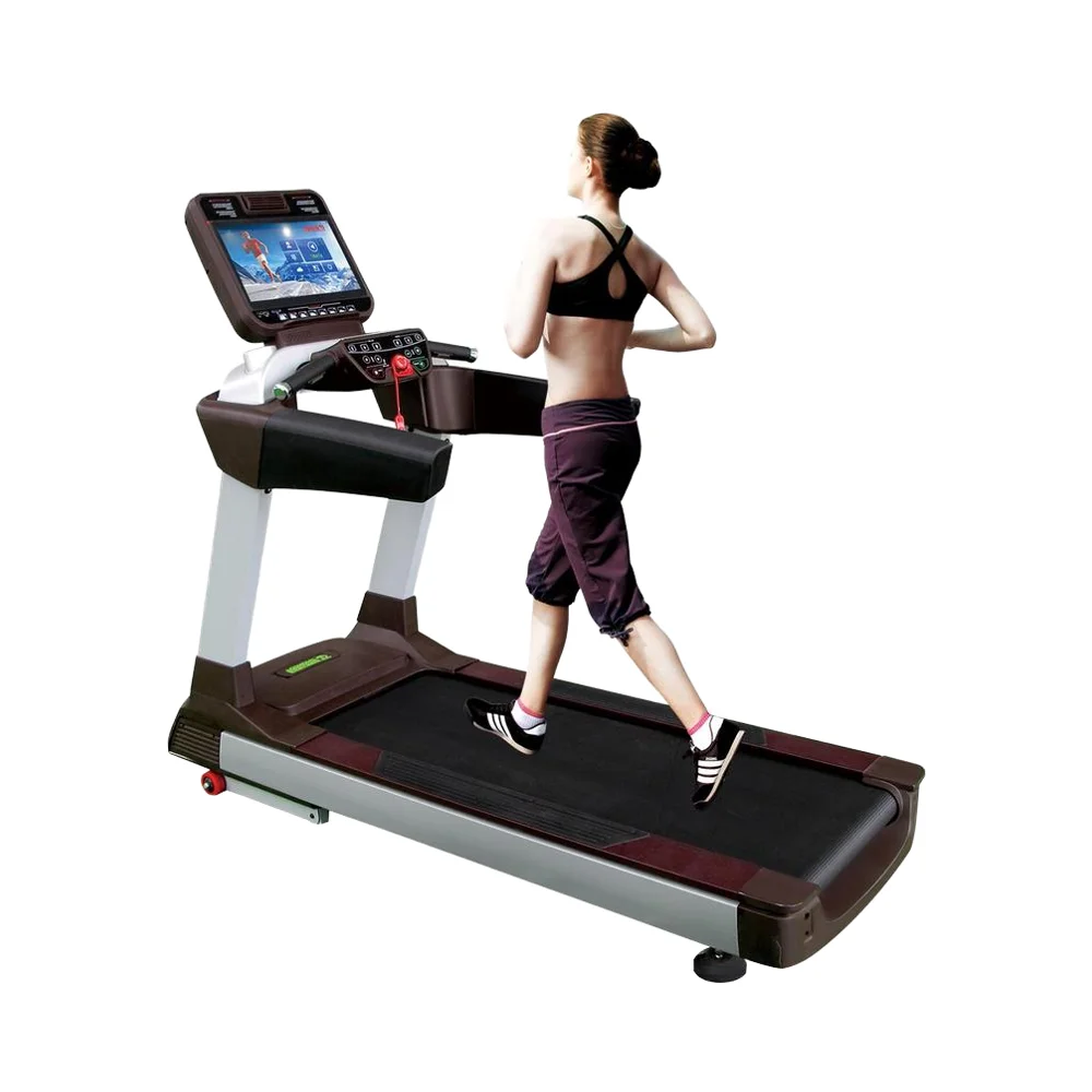 ماكس 160 كجم منحدر 0-15% شاشة ليد للياقة البدنية 5 حصان معدات تجارية فاخرة بمحركات #1