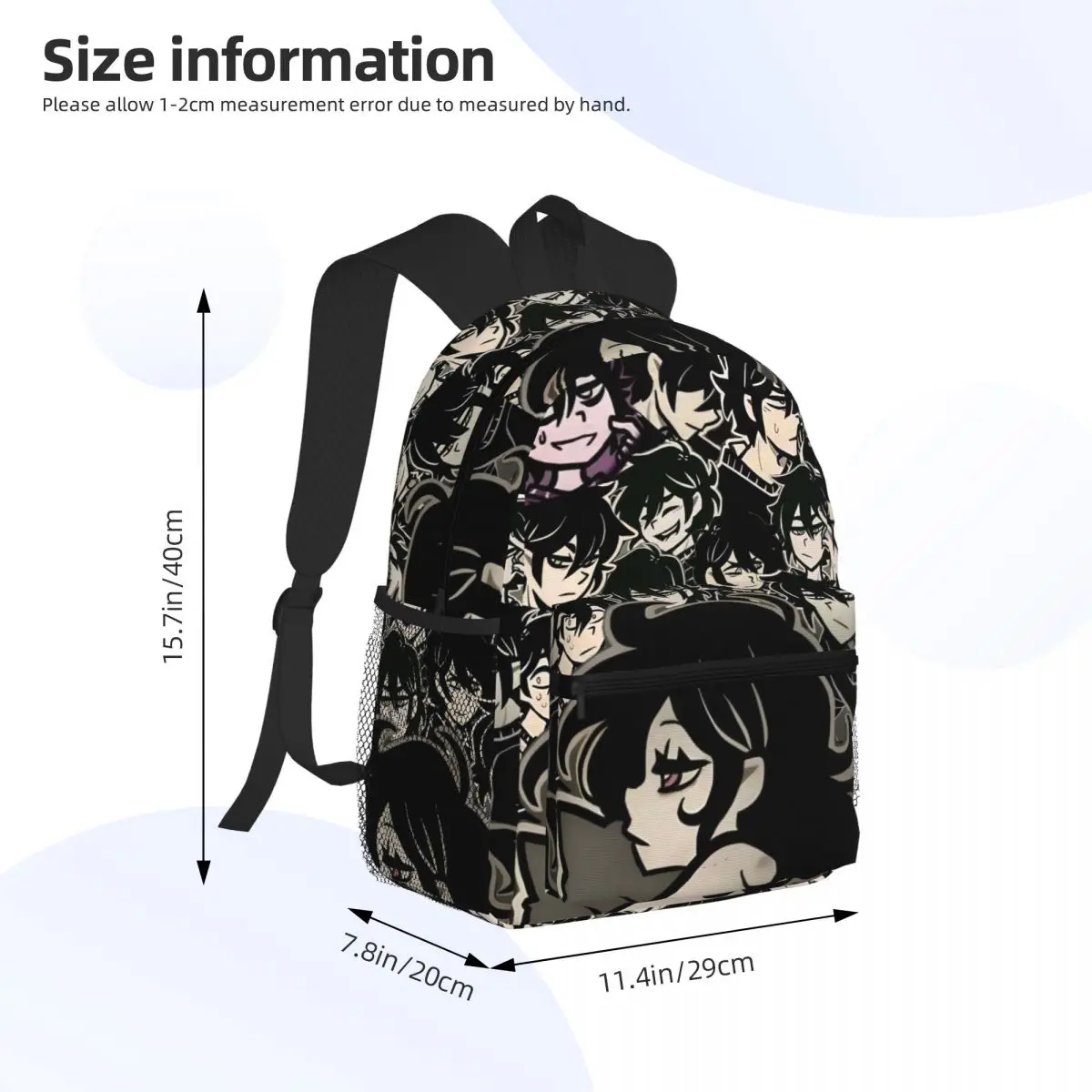 Ashley And Andrew The Coffin Of Andy And Leyley Student Backpack School Bag Daypack for Boys Girls Bookbag Shoulder Bags