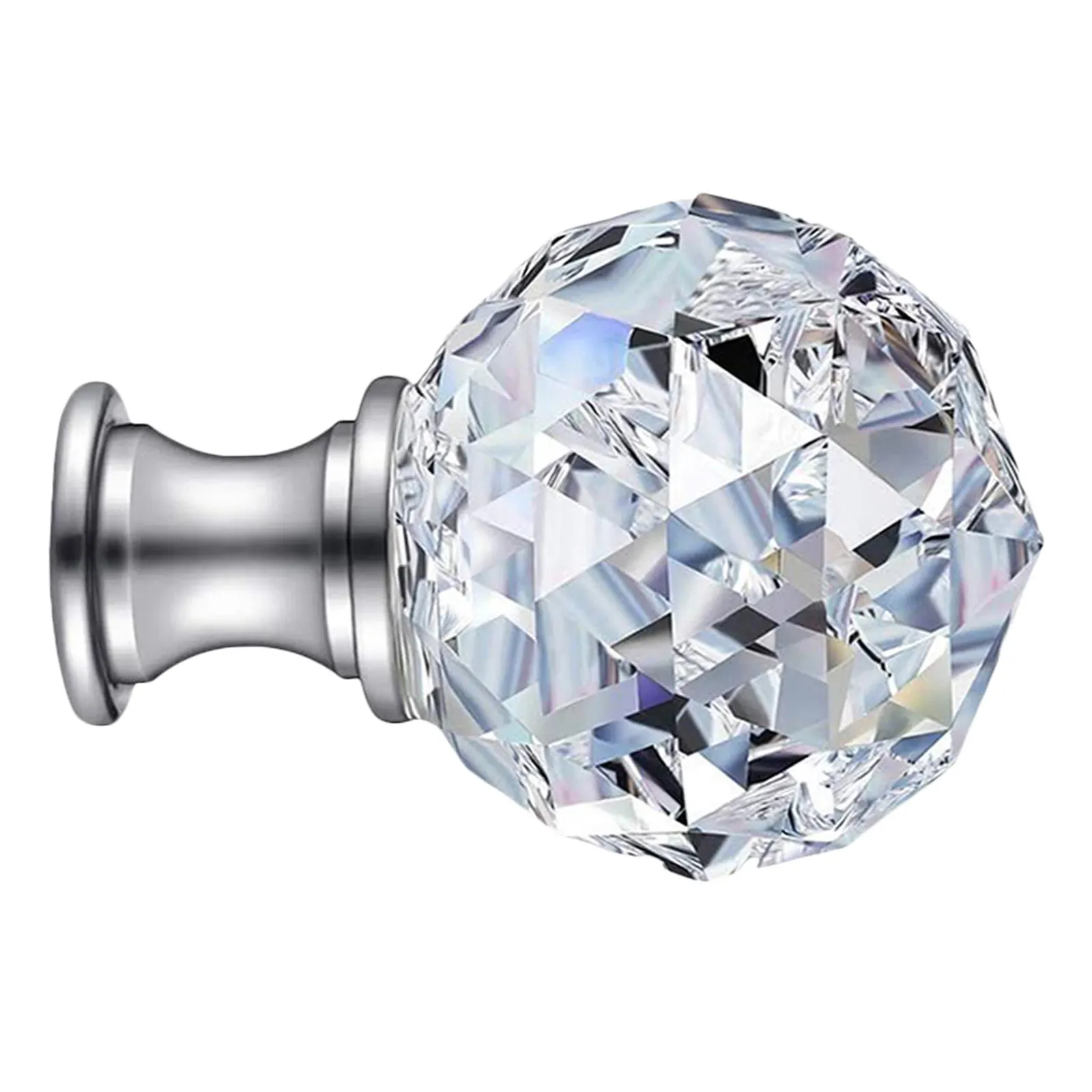 Crystal Finial 27Mm Threaded Base Heavy Duty Lamp Decoration For Modern Classic Vintage Fixtures Harp Lamp Finial Knob
