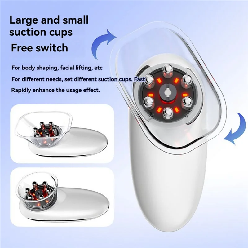 BAAO-مدلك السيلوليت الكهربائي، آلة نحت الجسم بالحجامة للاستخدام المنزلي في 4 أوضاع تصميم قابل للتعديل