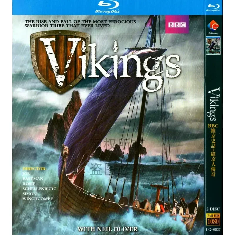

BBC Historical Documentary Viking History and Viking Legends Blu-ray Disc High Definition 1080p 2-Disc Set
