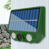 1pc Ultrasonic Animal Repellant Cat Dog Repellant Solar Powered USB Charging Waterproof Animal Deterrent For Garden Farm Yard