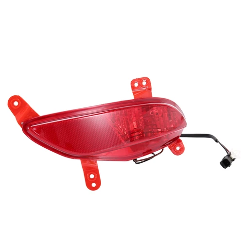 Imagen 2 del producto Luz antiniebla del parachoques trasero del coche, luces traseras reflectoras de advertencia de estacionamiento sin Clip para Hyundai Santa Fe IX45 2013-2015