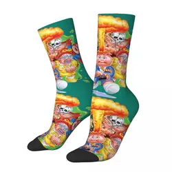 Hip Hop Vintage Kawaii Crazy Men's compression Socks Unisex Garbage Pail Kids Cartoon Film Street Style Seamless Crew Sock