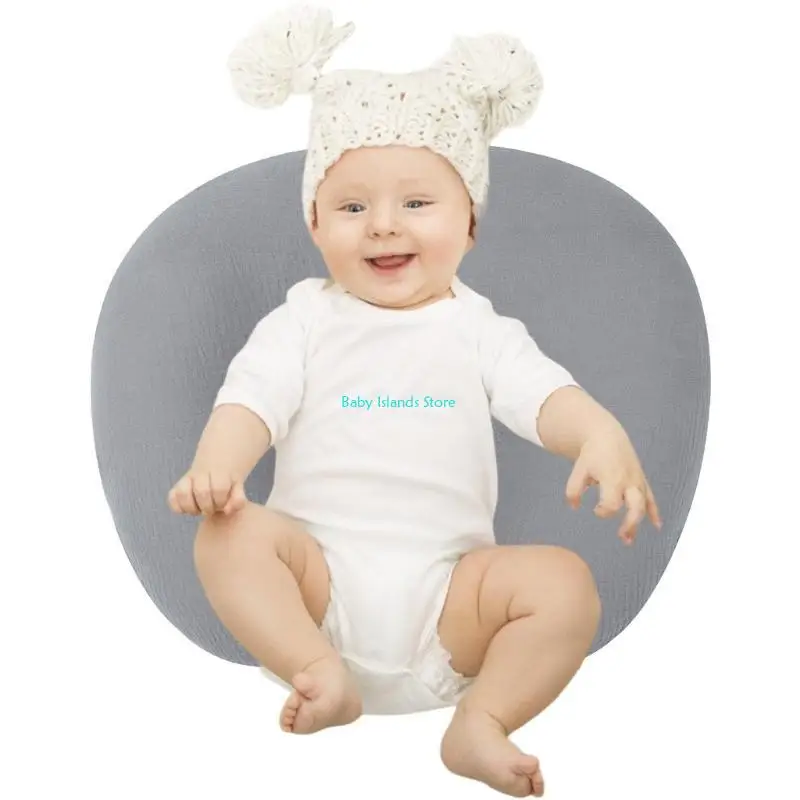 K92D Infant Nursing Pillow Case Soft & Breathable Pillow Cover Stretchable Slipcover