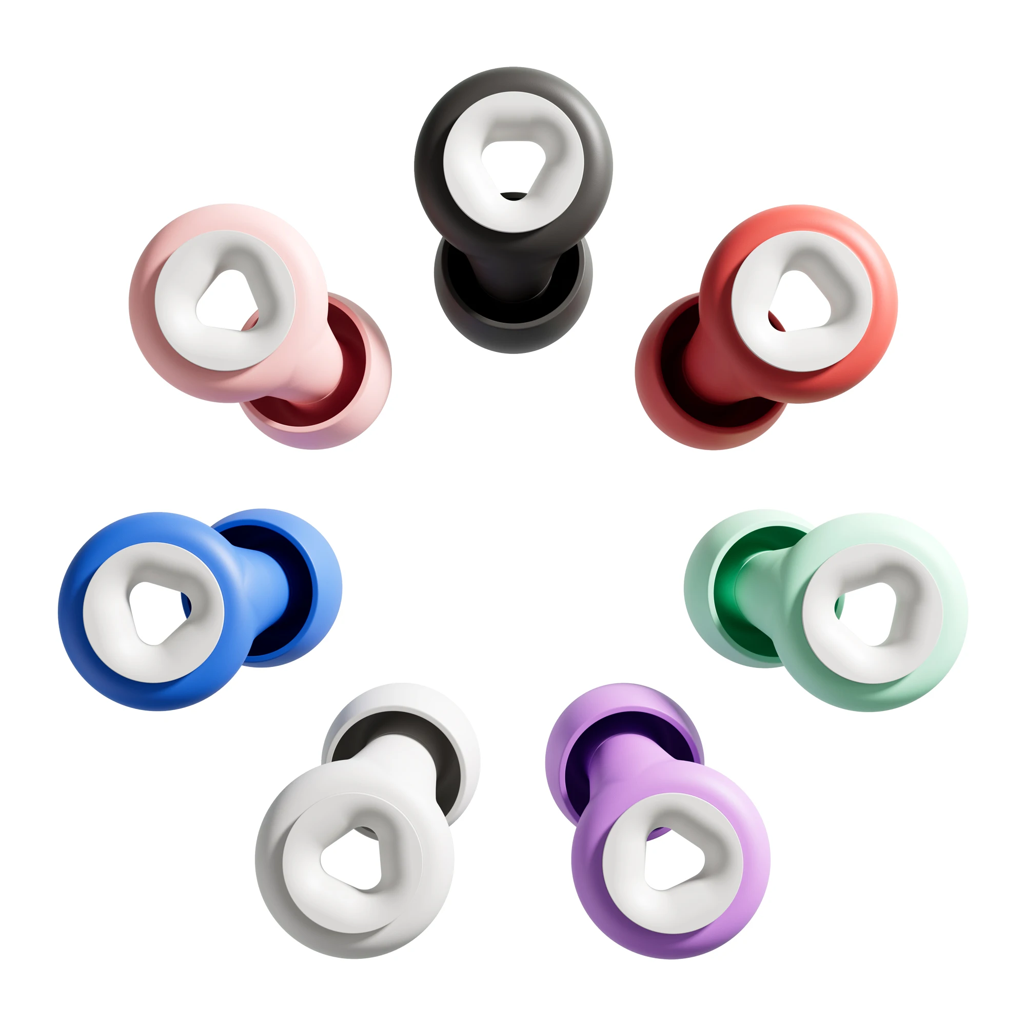 HUAK 1 Set Silicone Ear Plugs – Reusable with Extra Coverage, Ideal for Swimming, Sleep, Learning, Concerts & Motorcyclists