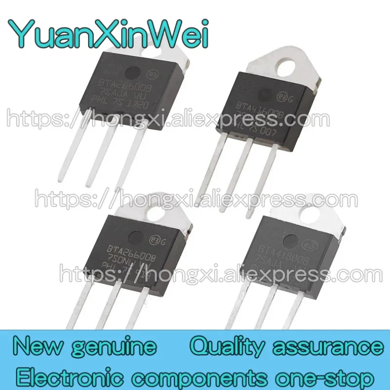 

10PCS BTA26-600B BTA26-700B BTA26-800B BTA41-600B BTA41-700B BTA41-800B BTA41-1200B BTA26600B BTA411200B Bidirectional thyristor