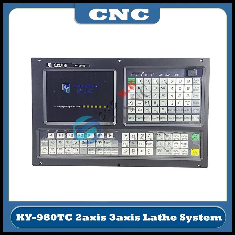 HOT CNC 2axis 3axis Lathe Motion Control System Keyuan KY-980TC  Controller Offline Motion Large Machine Tool Equipment