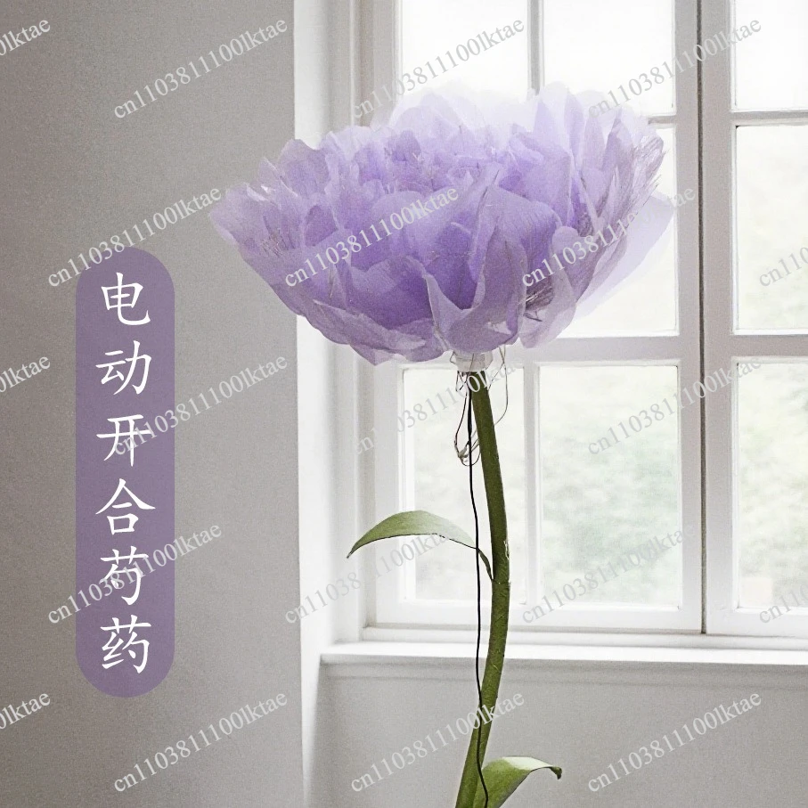 Electric Opening and Closing Large  Automatic Switch Wedding Window Beautifies The Atmosphere Silk Flower