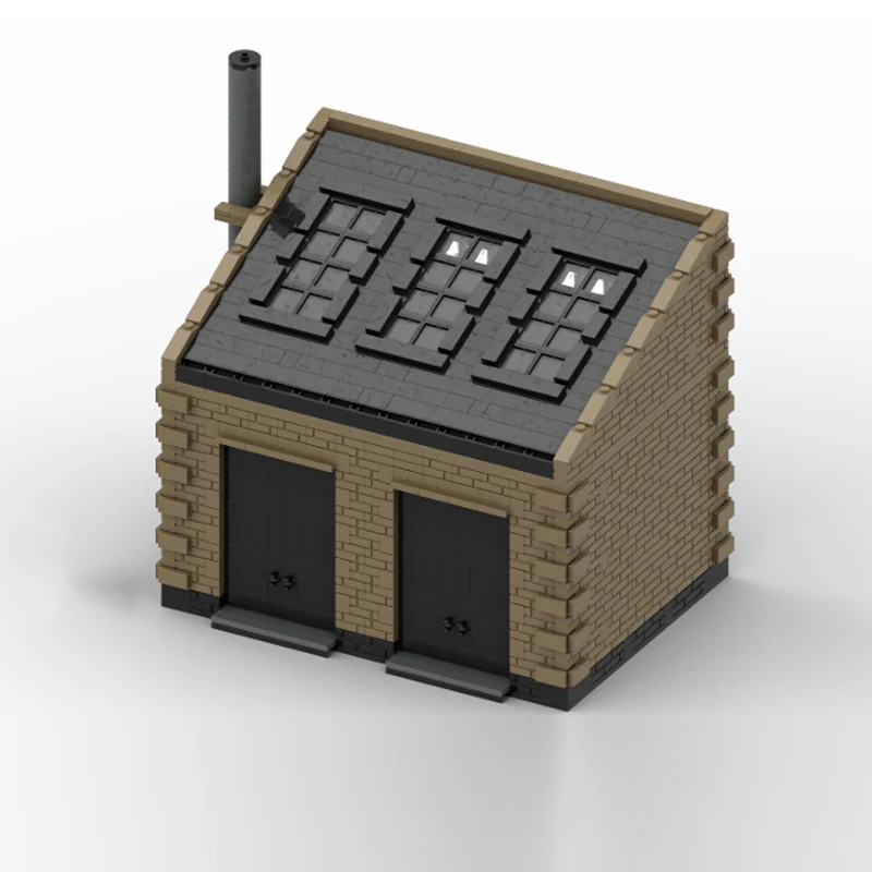 City Street View Model MOC Building Bricks Factory Unit 1 Modular Technology Gifts Holiday Assemble Children Toys Suit