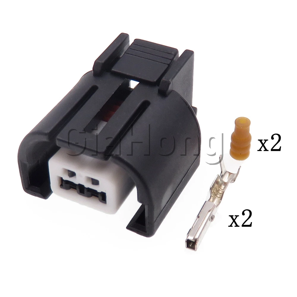 1 Set 2 Ways MG644111 Starter Car Compressor Air Cooler Pump/Air Conditioner Solenoid Valve Cable Harness Sealed Socket