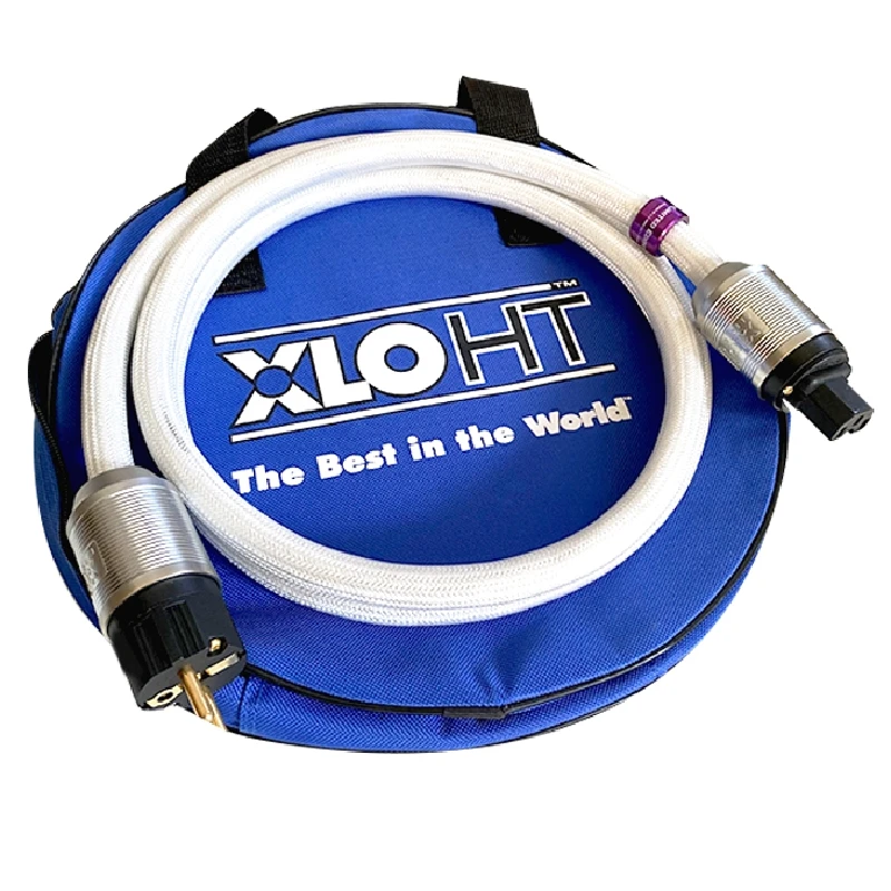 XLO Unlimited Audio Power Cable Aluminum Alloy 15A IEC Power Cord US & EU Plug