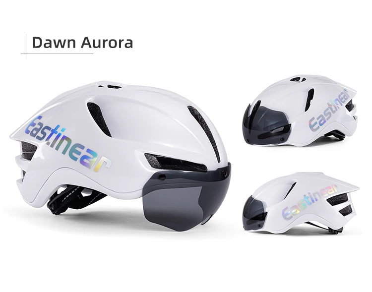 New Pneumatic Bicycle Helmet 3D Shock-Absorbing Lining Ventilated And Breathable Men's And Women's Road Mountain Safety Helmet