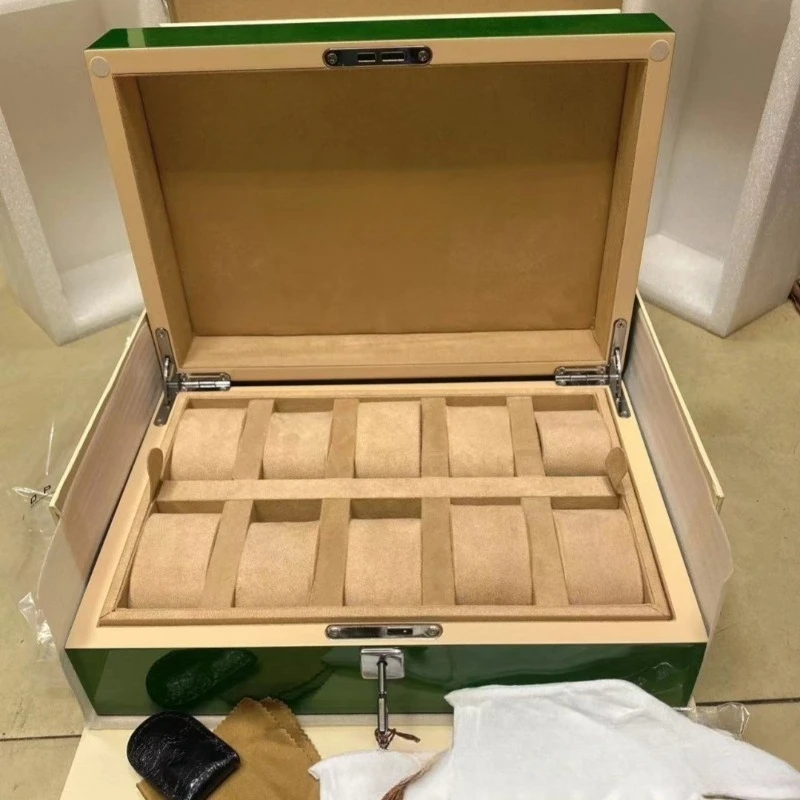 LENNIK High End Wooden Watch Storage Box 10 Slots Multiple Slots Wristwatch Display Packaging Case