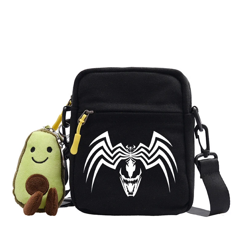 Venoms The Last Dance Shoulder Bag boys new Marvels Anime Expression Messenger Pouch Outdoor Sport Travel Wallet gift Hot sales