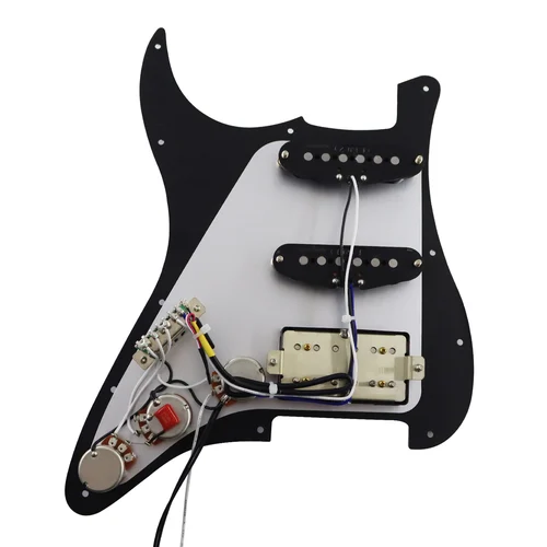 Imagen 2 del producto PHRILM Alnico5 conjunto de guitarra eléctrica precableado Pastilla de guitarra HSS ST SSH, equipada con 2 pastillas de bobina única y 1 estilo LP