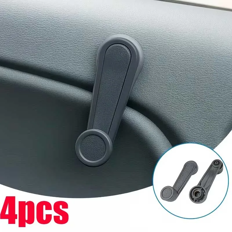 4pcs Car Window Lift Rocker Handle Universal Car Interior Accessories Replacement Parts, Car Decorative Window Rocker Arm Window