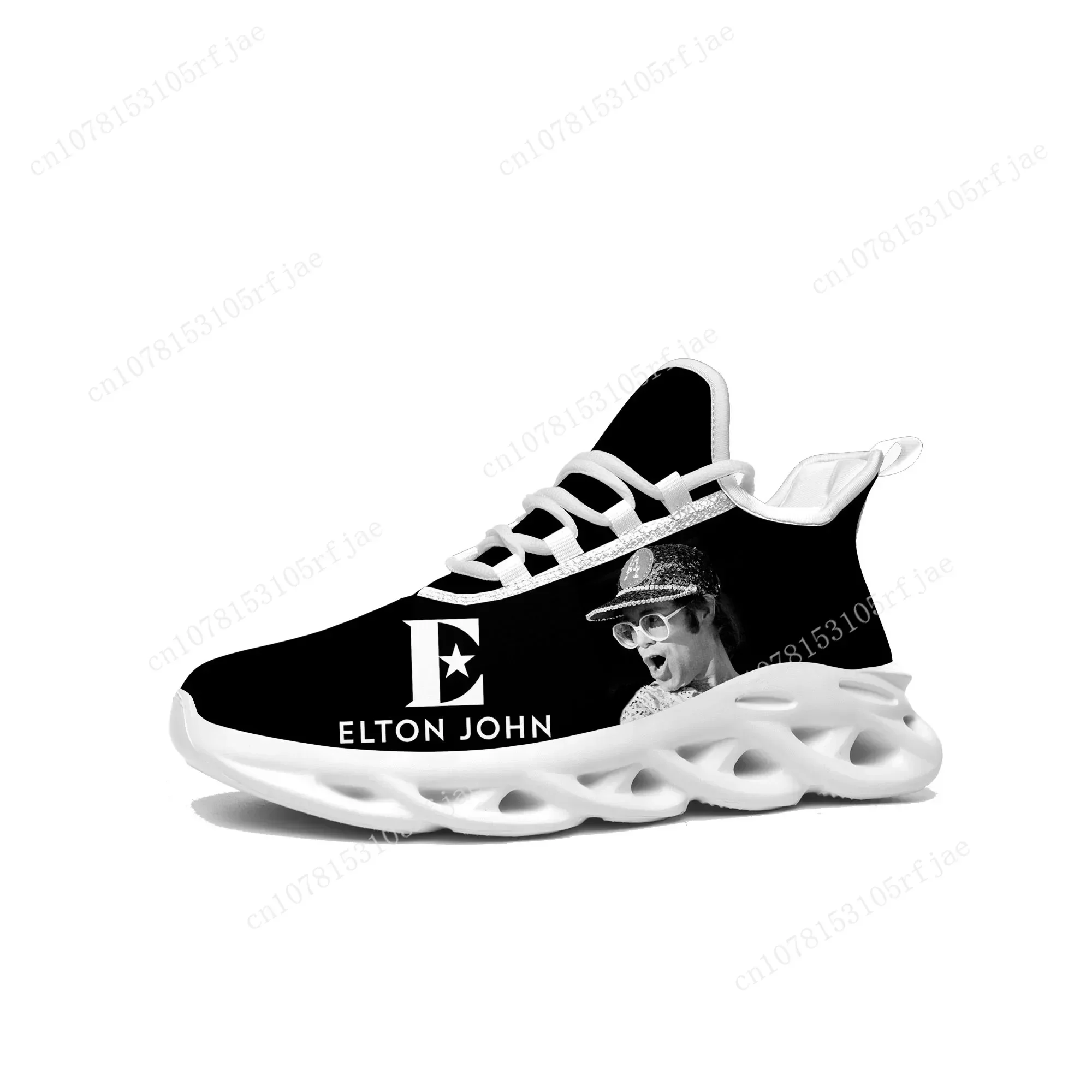 Elton John Singer Flats Sneakers uomo donna scarpe da corsa sportive Sneaker di alta qualità scarpe stringate in rete scarpe su misura