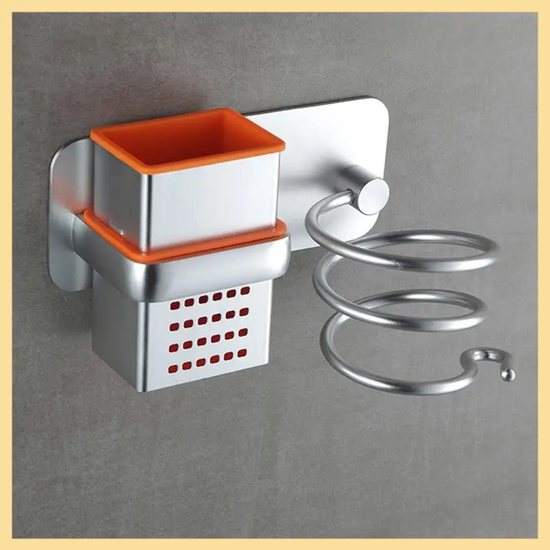 

GOOD-2PCS Space Aluminum Blower Rack, Bathroom Air Duct Rack, Non Punching Multifunctional Storage Rack