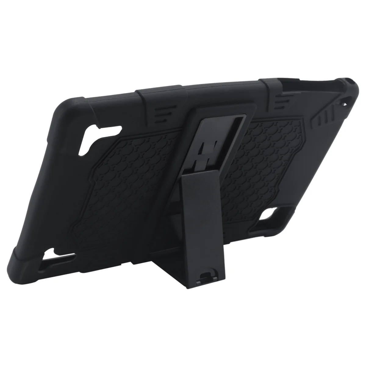 A72Z 10.1 Inch Tablet Case Silicone Case Universal Tablet Case Adjustable Stand with Capacitive Pen for 26x16cm Flat Panels
