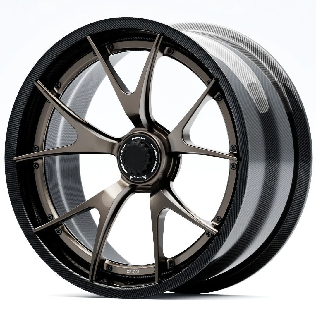 Lightweight High Hardness Carbon Fiber Forged Wheel Rim, Premium Alloy Hub Affordable Universal Auto Mod Parts