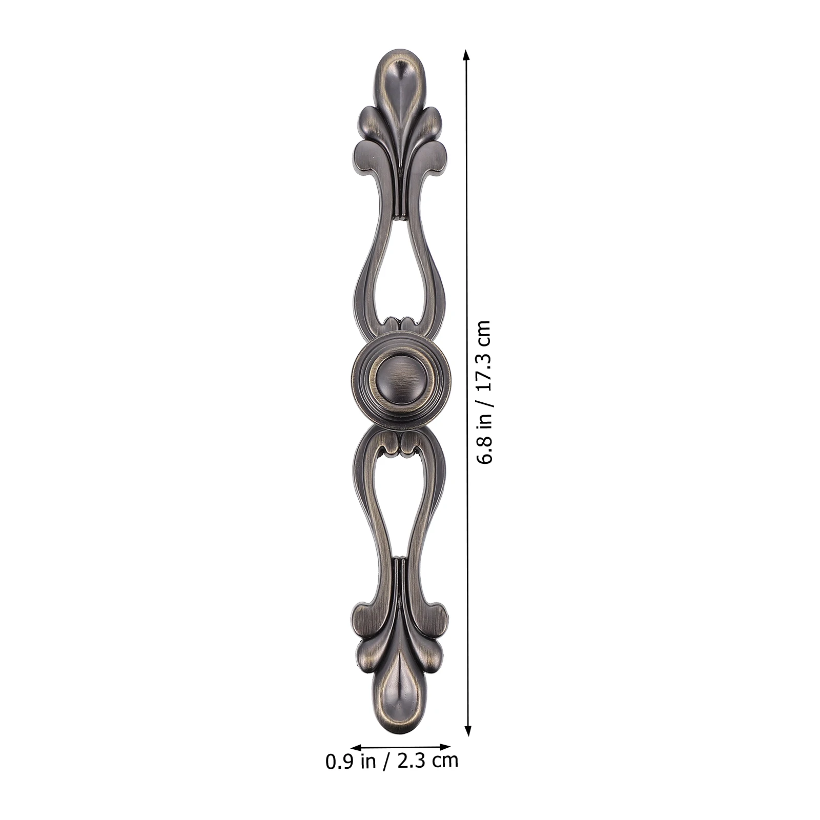 

2 Pcs Vintage Dresser Knobs Bronze Wardrobe Handle Kitchen Cabinet Pulls Home Decor Elegant Zinc Alloy Multi Layer Corrosion