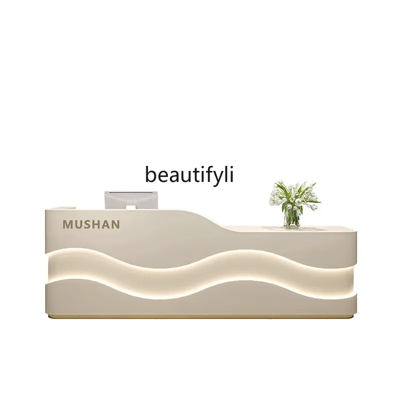 

Simple modern paint checkout page Clothing store Dental beauty club Training company Reception desk Bar table
