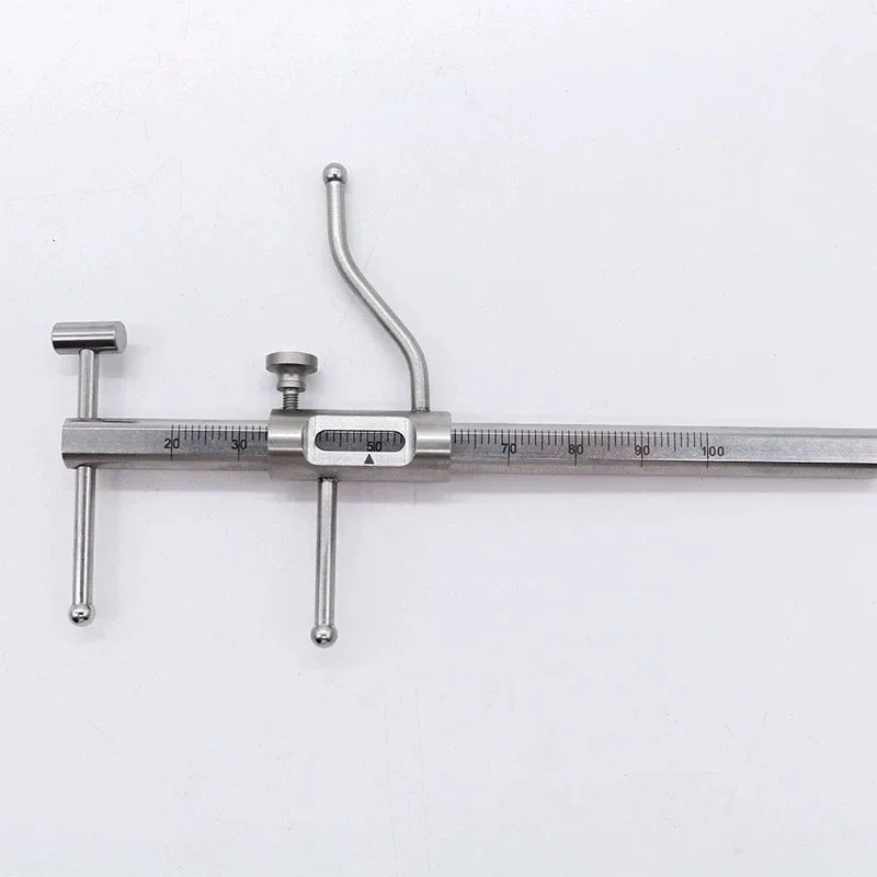 Dental Measuring Ruler Caliper Vertical Distance Measurement Inlay Crown Digital Vernier Bone Ridge Thickness Oral Implant Ruler