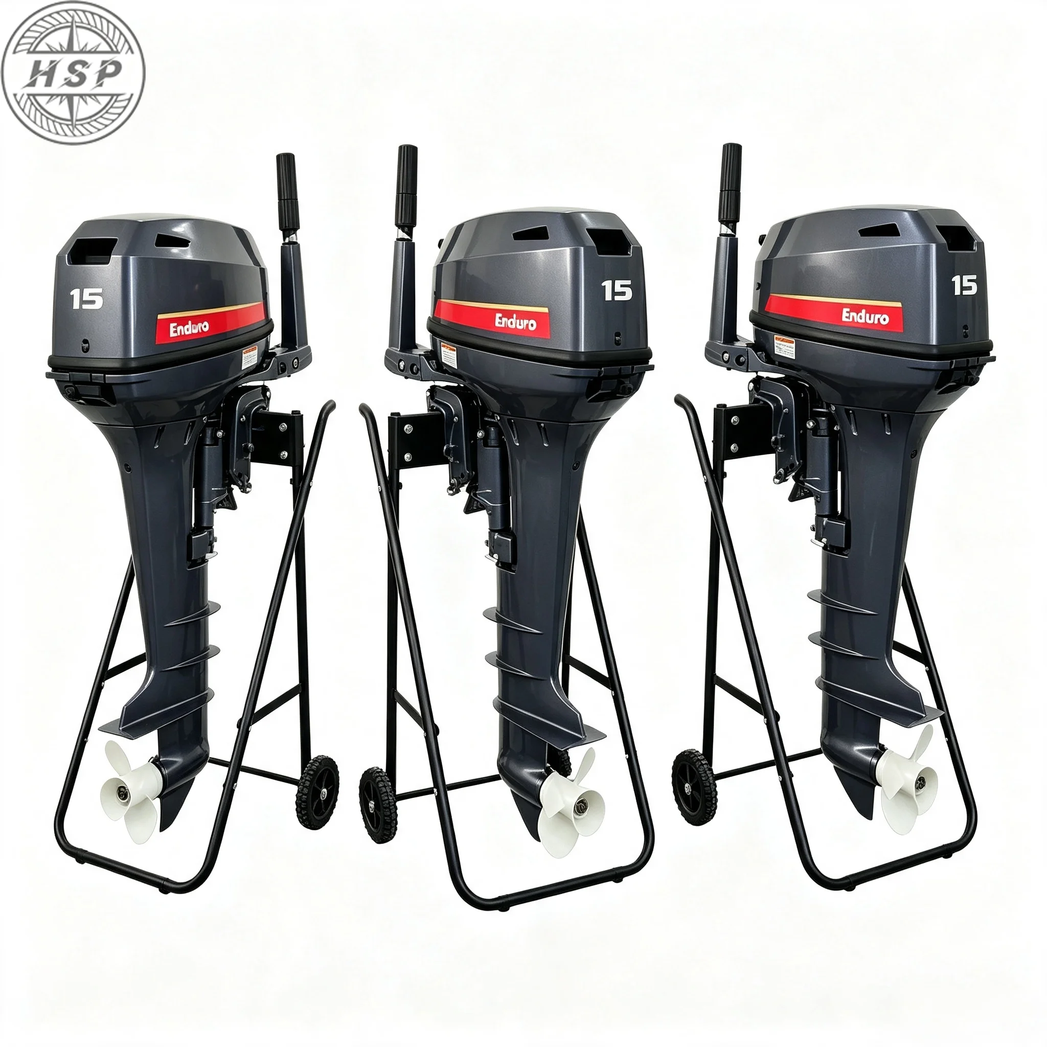 100% New OEM Tiller Control Marine Aluminum Alloy CE Certified  15HP 2 Stroke Outboard Boat Motors